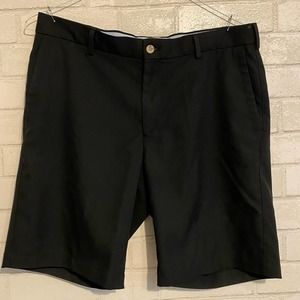 Peter Millar $100 Men’s Salem Performance Short BLK EUC sz 34